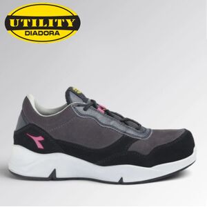 Scarpe Antinfortunistica Diadora Utility Athena Low S3l Fo Sr Esd - Colore Nero Fumo/pomodoro Cod. 701.179902