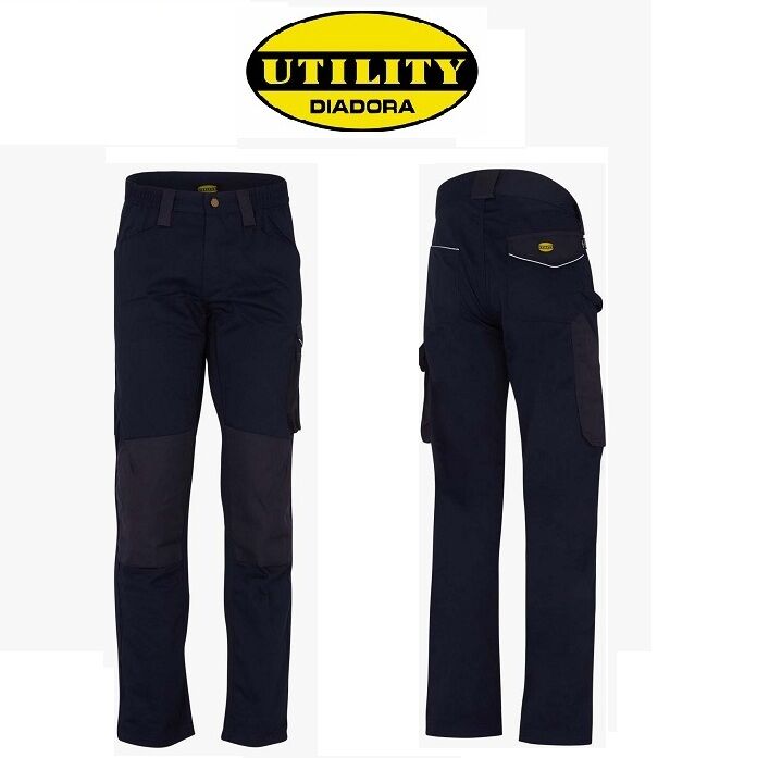 Pantalone Da Lavoro Diadora Utility Rock Winter Blu Classico - 702.171658