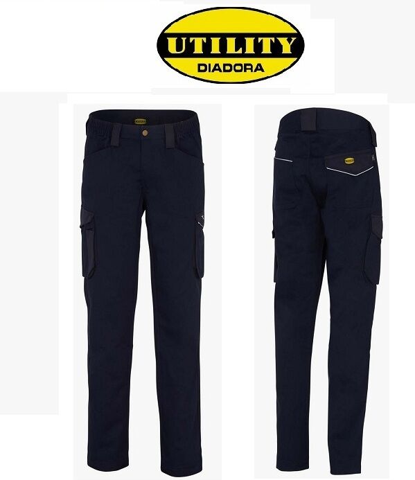 Pantalone Da Lavoro Diadora Utility Staff Winter Blu Classico - 702.171659