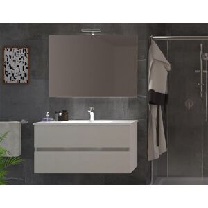 Ponsi Angolo Mobile Bagno Serie Smile 1 Da 80 Cm Varie Finiture Effetto Legno