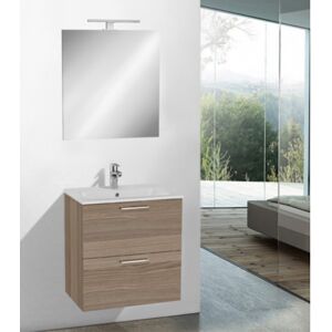 Vitra Mobile Basic Sottolavabo Serie Mia Da 80 Cm Cordoba Con Specchio E Led - 75101