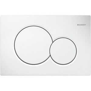 Geberit - Placca Di Comando Con Doppio Pulsante Modello: Sigma01 115.770.11.5 Bianco