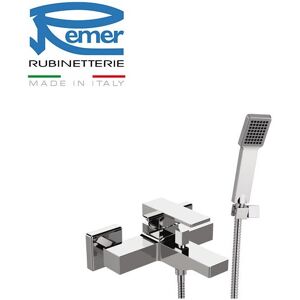 Remer Miscelatore Monocomando Remer Absolute Au 02 Per Vasca Con Kit Doccia E Flessibile 150 Cm