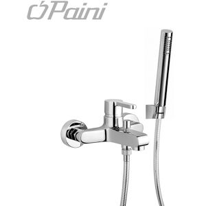 Miscelatore Monocomando Paini Arena Vasca Esterno Con Kit Doccia Fisso 92cr100