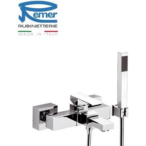 Remer Miscelatore Monocomando Q-Design Qd02 Per Vasca Con Kit Doccia