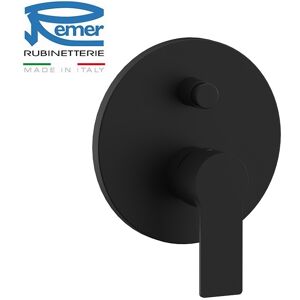 Remer Miscelatore Monocomando Energy Ey09no Per Vasca A Incasso Con Deviatore - Nero Opaco