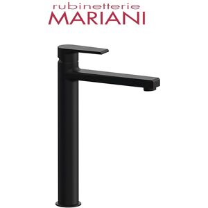 Mariani Miscelatore Monocomando Lavabo Alto Artic Nero Opaco 398/at.14