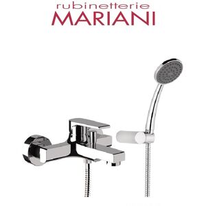 Mariani Miscelatore Monocomando Vasca C/accessori Artic Nero Opaco 230/at.14