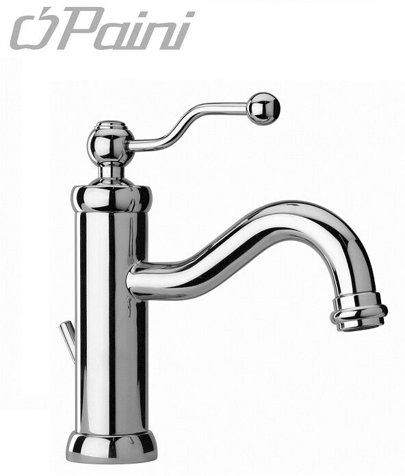 Miscelatore Monocomando Monoforo Lavabo Scarico Automatico 1’’ ¼ Paini Duomo 88cr211