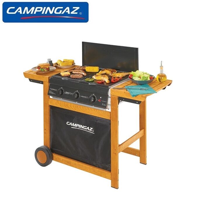 Barbecue Metano E Gpl Campingaz Adelaide 3 Woody Dualgas