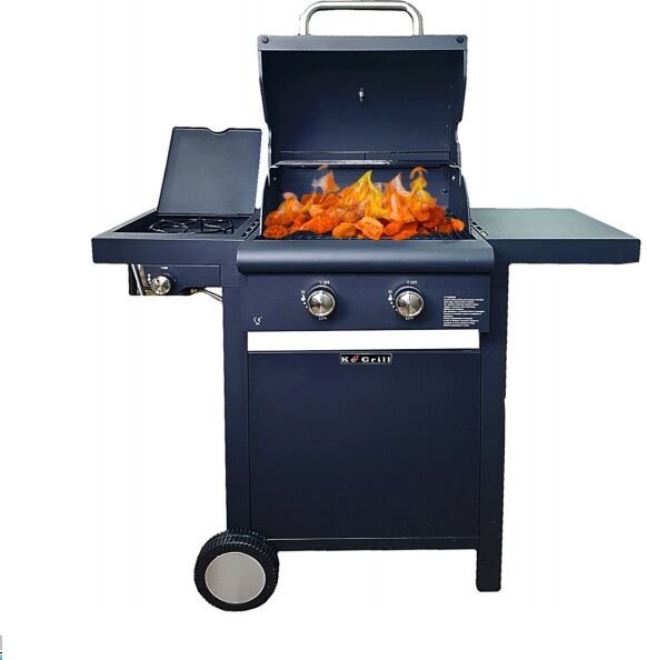 Ke Grill Barbecue Con Cottura A Gas O A Pietra Lavica Ke Grill Ke001 Con Due Bruciatori