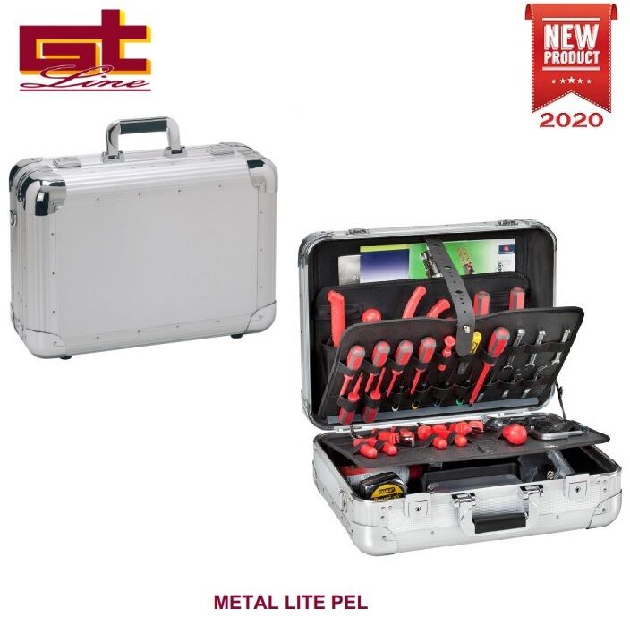 Valigia Professionale Porta Utensili Gt Line Metal Lite Pel 465x343x170 Mm