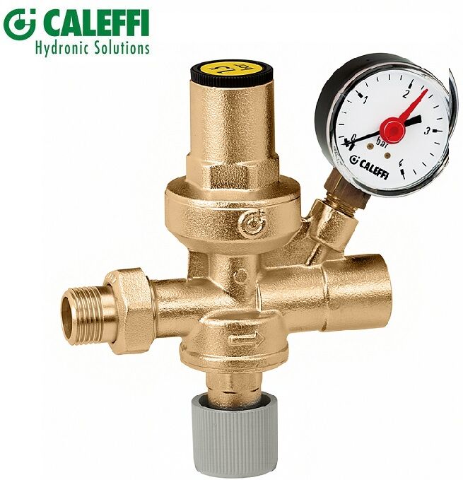 Caleffi Gruppo Di Riempimento Automatico, Con Rubinetto - Filtro - Valvola Di Non Ritorno 1/2 G Codice 553140