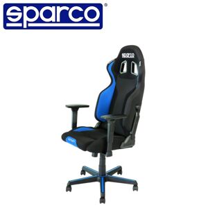 Sparco Sedia Poltrona Gaming Ufficio Modello Grip Colore Nero/azzurro - 00989nraz