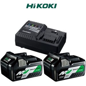 Hikoki Kit Caricabatteria 1080 W + 2 Batterie - Uc18ysl3we