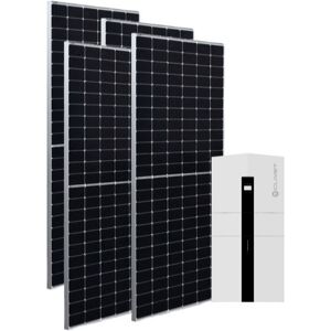 Kit Fotovoltaico Da 4,92 Kw Composto Da Sistema Di Accumulo Elettrico Clivet Sinergy 51.05 Pacco Batteria Da 5 Kwh Con Inverter Monofase Da 5 Kw Più Pannelli Solari Monocristallini Suntech Ultra V Pro Mini Da 410 W