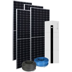 Kit Fotovoltaico Da 4,92 Kw Composto Da Sistema Di Accumulo Elettrico Clivet Sinergy 51.10 Con 2 Pacchi Batteria Da 5 Kwh Con Inverter Monofase Da 5 Kw Più Pannelli Solari Monocristallini Suntech Ultra V Pro Mini Da 410 W E Kit Cavo Collegamenti