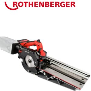 Rothenberger Tagliatubi Portatile A Batteria Pipecut Mini Con Lama Universale Duracut Caricabatteria E Rulli Di Supporto - Cod. 1000003165