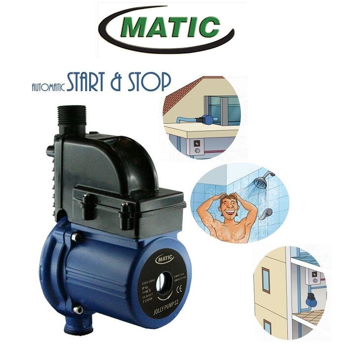 Elettropompa Per Aumento Pressione Automatico Matic Jolly Pump 12