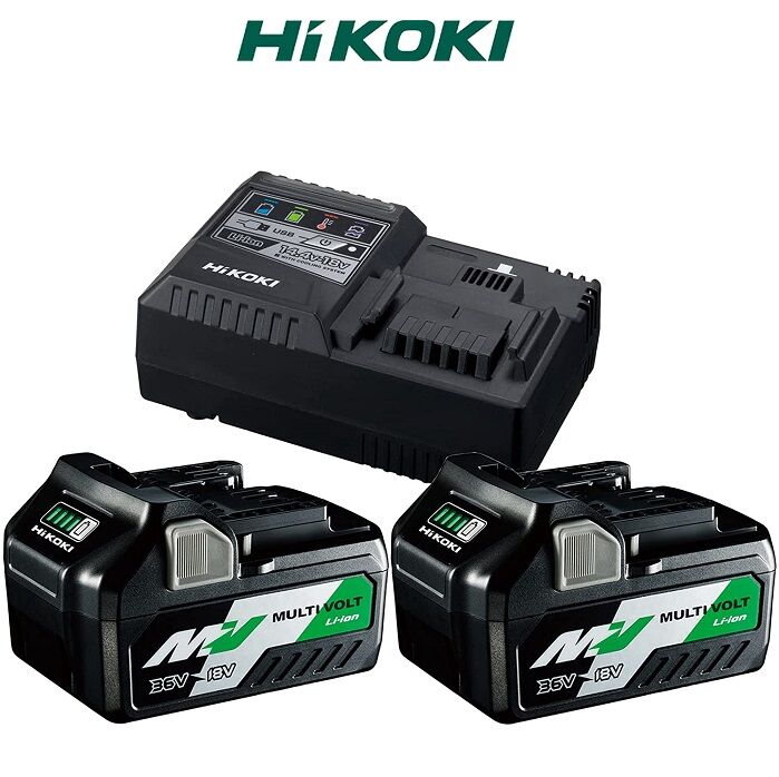Hikoki Kit Caricabatteria 1080 W + 2 Batterie - Uc18ysl3we