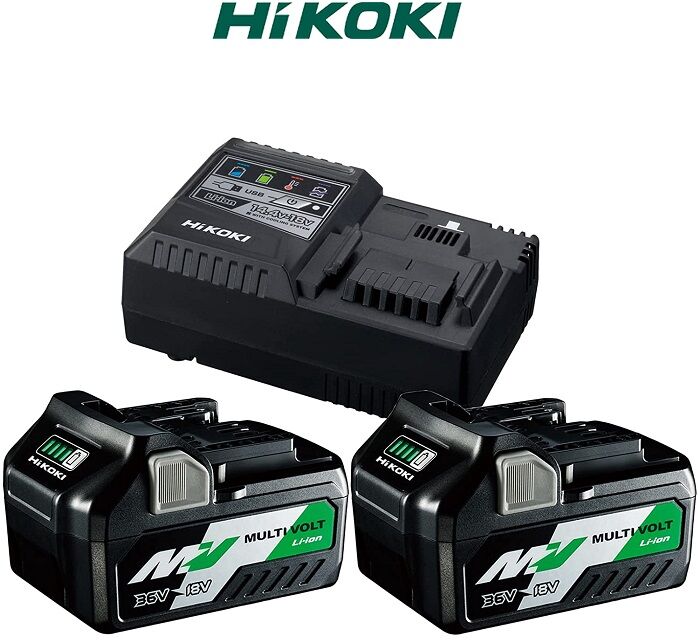 Hikoki Kit Caricabatteria 1080 W + 2 Batterie - Uc18ysl3we