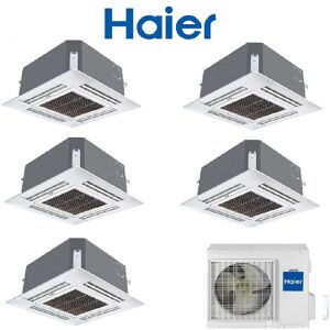 Climatizzatore Condizionatore Haier Penta Split Inverter A Cassetta Classic Power Supermatch 9+9+9+9+12 Con 5u45ls1era 9000+9000+9000+9000+12000