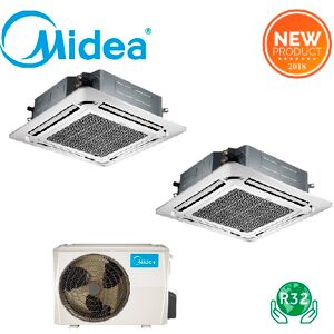 Climatizzatore Condizionatore Dual Split Midea A Cassetta 4 Vie R-32 12000+12000 Con M20-18fn8-Q – New 12+12