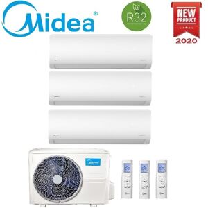 Climatizzatore Condizionatore Trial Split Inverter Midea Xtreme R-32 9000+9000+12000 Btu 9+9+12 Con M3of-21hfn8-Q Wi-Fi Incluso New