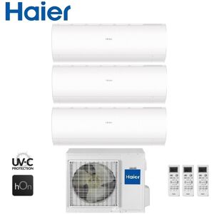 Climatizzatore Condizionatore Haier Trial Split Inverter Pearl R-32 9000+9000+12000 Con 3u55s2sr3fa Wi-Fi Hon - New - 9+9+12