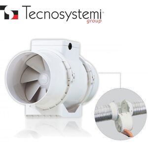 Tecnosystemi Aspiratore Ventilatore In Linea A Flusso Misto Diamtero 125 - 30360160