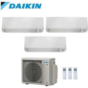 Climatizzatore Condizionatore Daikin Trial Split Inverter Serie A Ftxm R-32 Perfera All Seasons Bluevolution 7000+12000+12000 Con 3mxm52a9 Wi-Fi Incluso - New -7+12+12