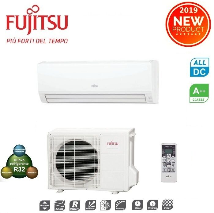 Climatizzatore Condizionatore Fujitsu Inverter Serie Kl Asyg18klca 18000 Btu R-32 Classe A++ – New