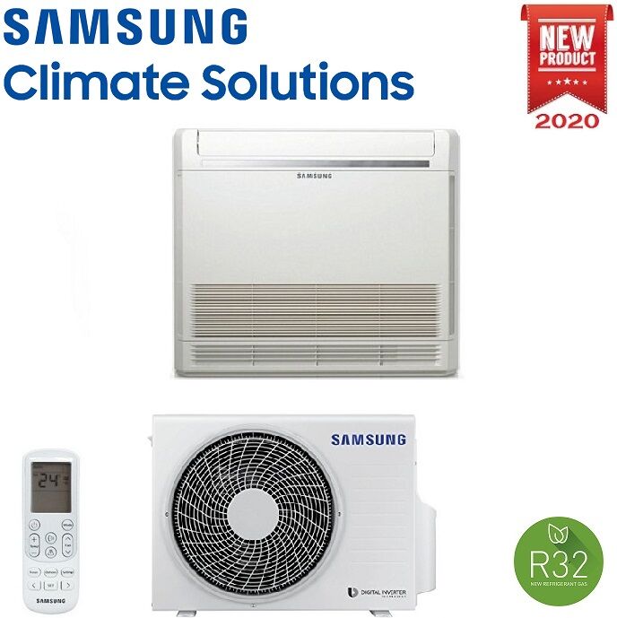 Climatizzatore Condizionatore Samsung Inverter Pavimento Console 9000 Btu R-32 Ac026rnjdkg A++/a++ Con Telecomando Wireless - New