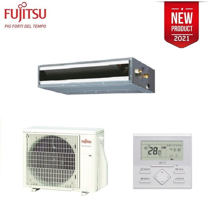 Climatizzatore Condizionatore Fujitsu Split Canalizzabile Inverter Serie Kl Eco 18000 Btu R-32 3ngf89125 Arxg18kllap A+ Con Comando A Filo Incluso New