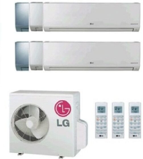 LG Climatizzatore Condizionatore Lg Dual Split Inverter Art Cool Mirror 9000+12000 Con Mu2m17 Ul3