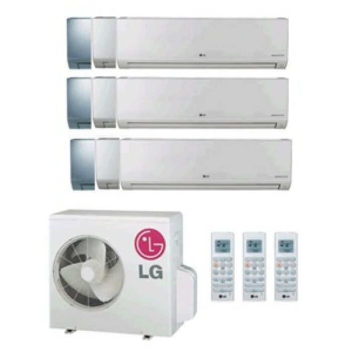 LG Climatizzatore Condizionatore Lg Trial Split Inverter Art Cool Mirror 12+12+12 Con Mu4m25