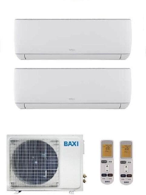 Climatizzatore Condizionatore Baxi Inverter Dual Split Astra 7000+7000 Con Lsgt40-2m R-32 Wi-Fi Ready - New 7+7