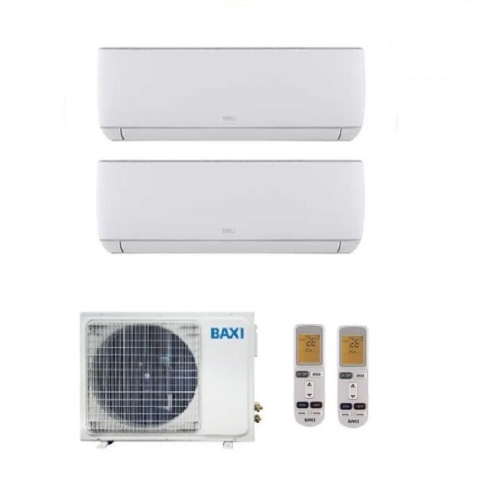 Climatizzatore Condizionatore Baxi Inverter Dual Split Astra 9000+12000 Con Lsgt40-2m R-32 Wi-Fi Ready -New 9+12