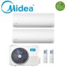 Climatizzatore Condizionatore Dual Split Inverter Midea Xtreme R-32 9000+9000 Btu 9+9 Con M2od-18hfn8-Q Wi-Fi Incluso New