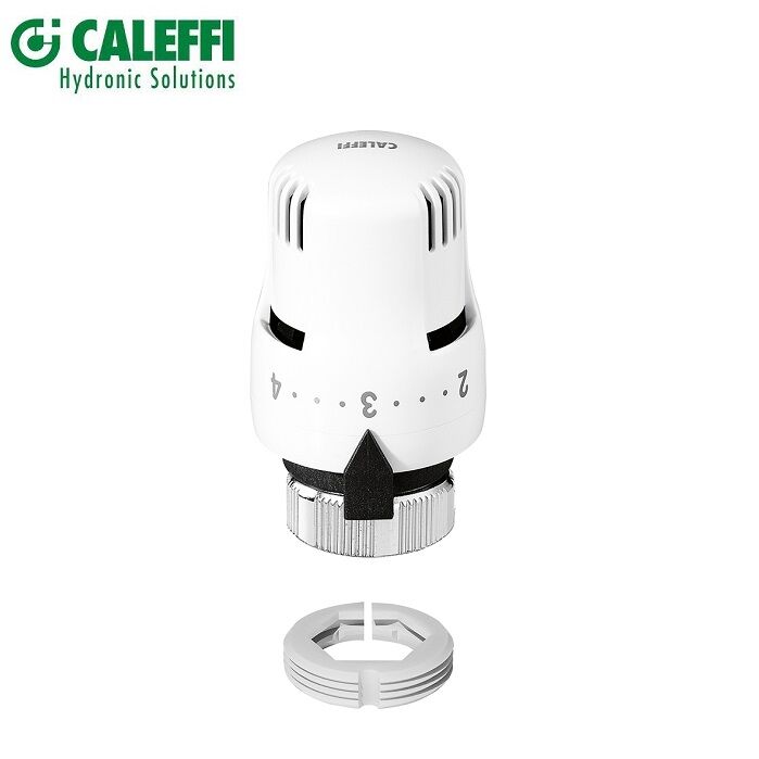 Caleffi Comando Termostatico Per Valvole Radiatori Termostatizzabili E Termostatiche Sensore Incorporato Con Elemento Sensibile A Liquido Con Ghiera Codice 200000
