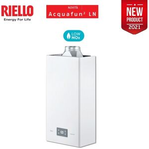 scaldabagno scaldino a gas riello acquafun 2 11 ln - low nox 11 litri metano – new