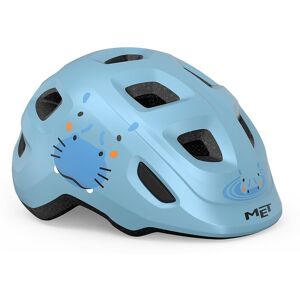 Casco MET Hooray azzurro ippopotamo lucido 3HM144 BH1