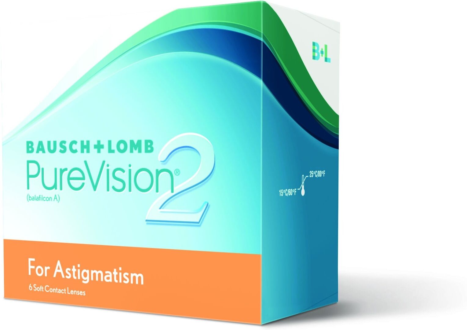 purevision 2 hd - lenti a contatto mensili per astigmatismo (6 lenti)