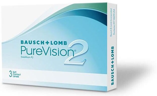 purevision 2 hd - lenti a contatto mensili (3 lenti)