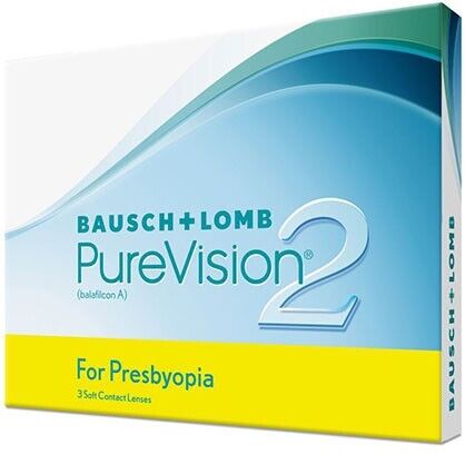 PureVision 2 - Lenti a contatto mensili per presbiopia (3 lenti)