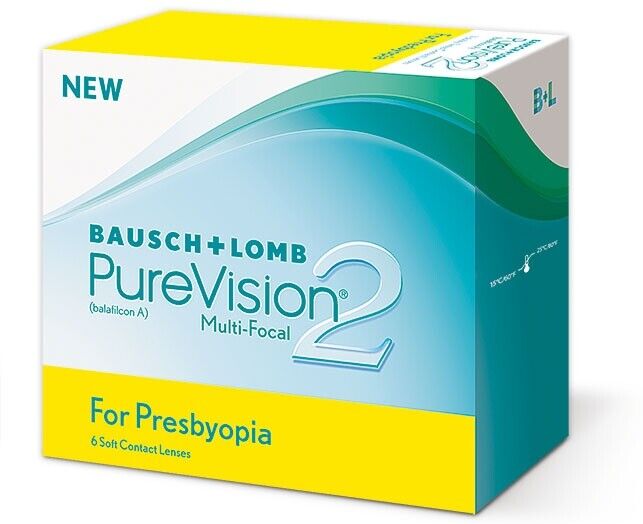 PureVision 2 - Lenti a contatto mensili per presbiopia (6 lenti)