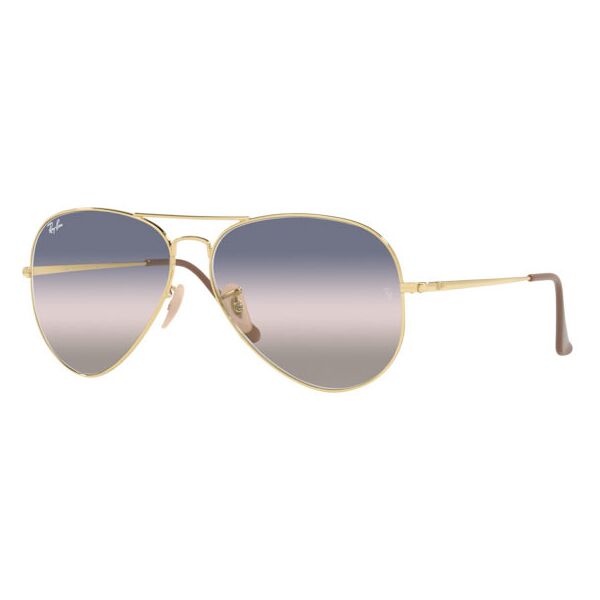 occhiali da sole ray-ban aviator metal ii bi-gradient rb 3689 (001/ge)