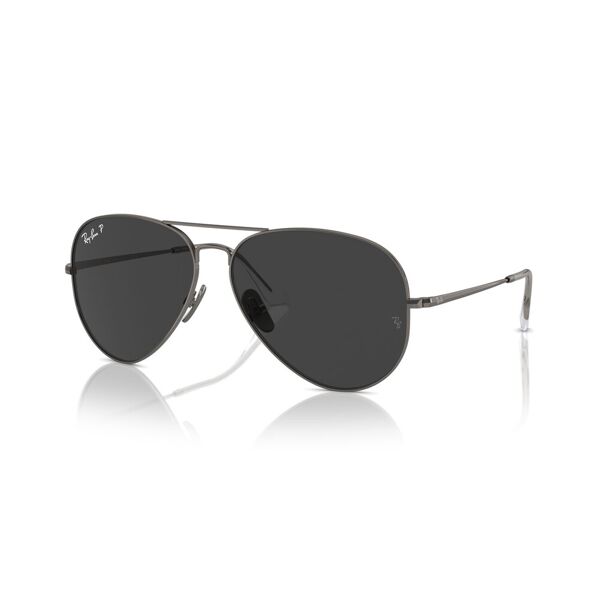 occhiali da sole ray-ban aviator titanium rb 8089 (165/48)