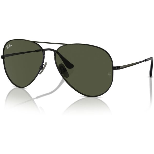 occhiali da sole ray-ban aviator titanium rb 8089 (926731)