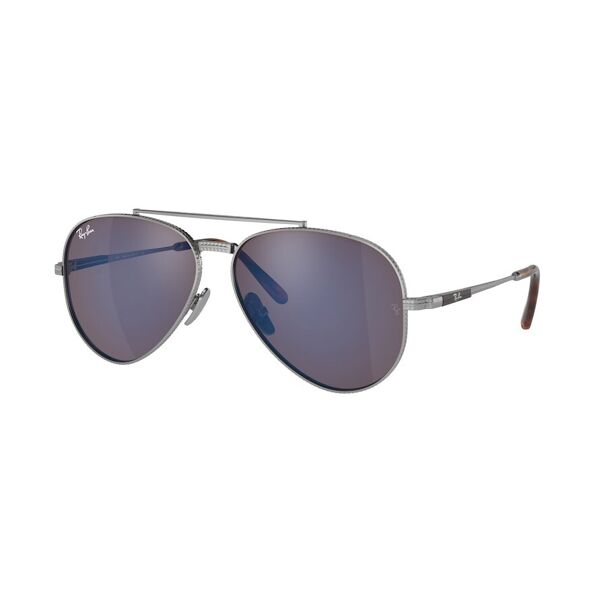 occhiali da sole ray-ban aviator titanium rb 8225 (3139o4)
